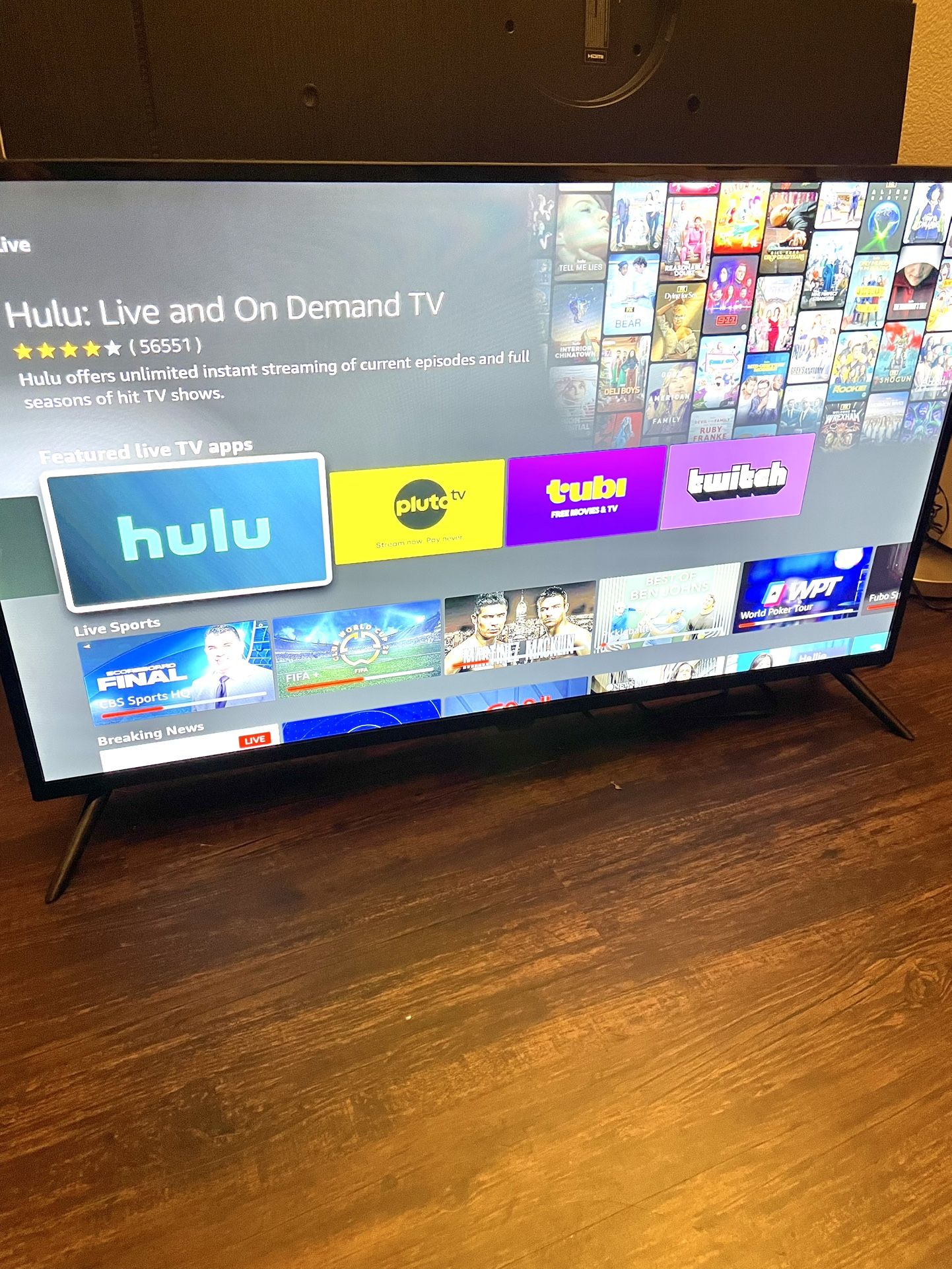 43”Insignia Amazon Fire Tv HD 1080p Smart Wifi