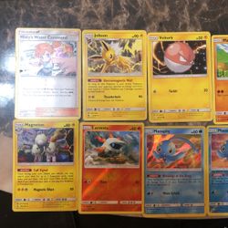 Pokémon cards with holographic’s