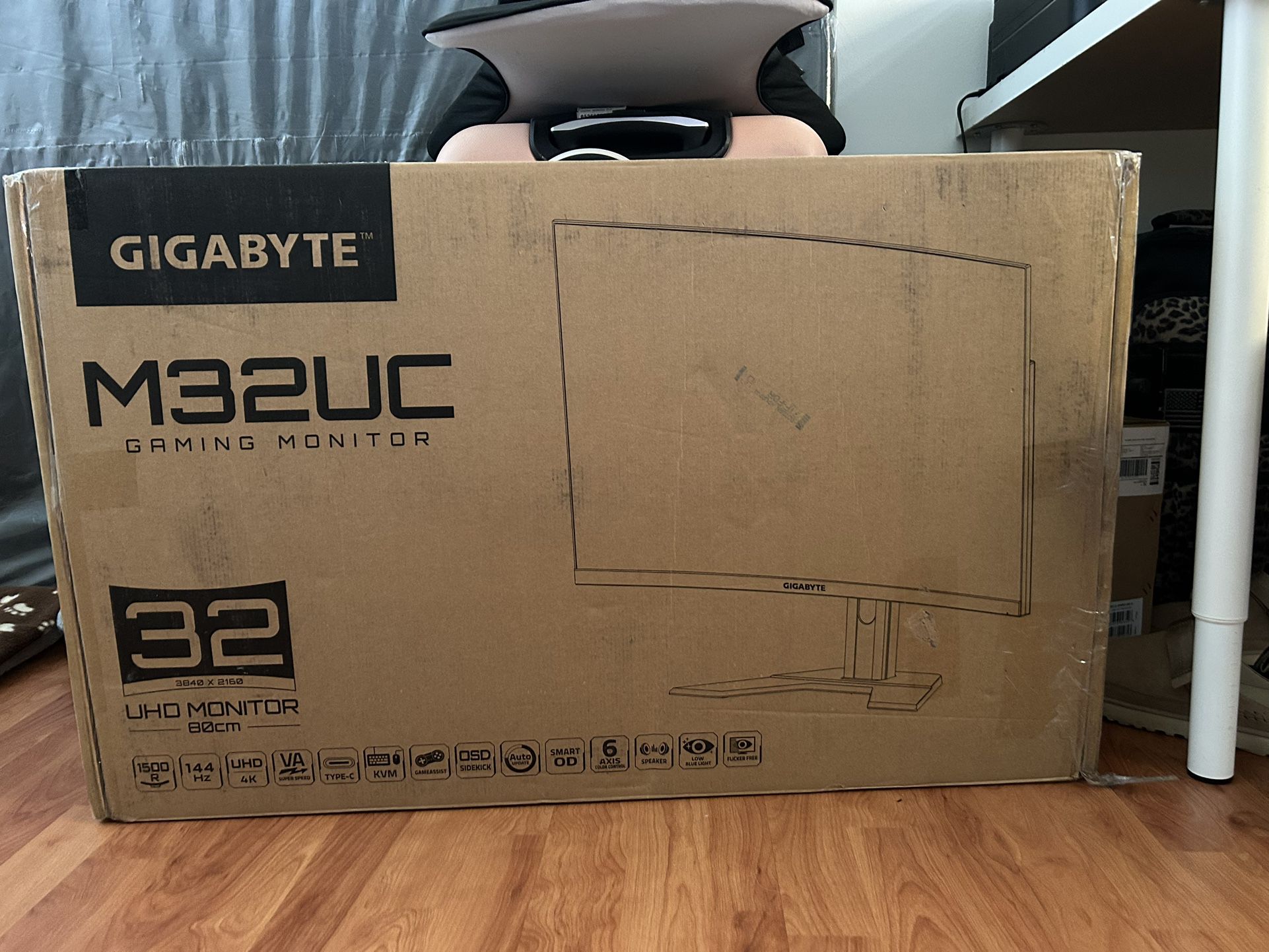 Gigabyte - M32UC - 4K Gaming Monitor 144hz Refresh Rate 