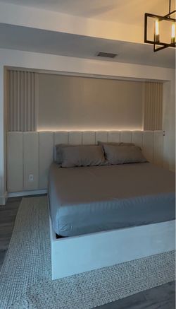 Accent Wall Panels | Queen & King Beds! Custom Upholstered Wall Panels