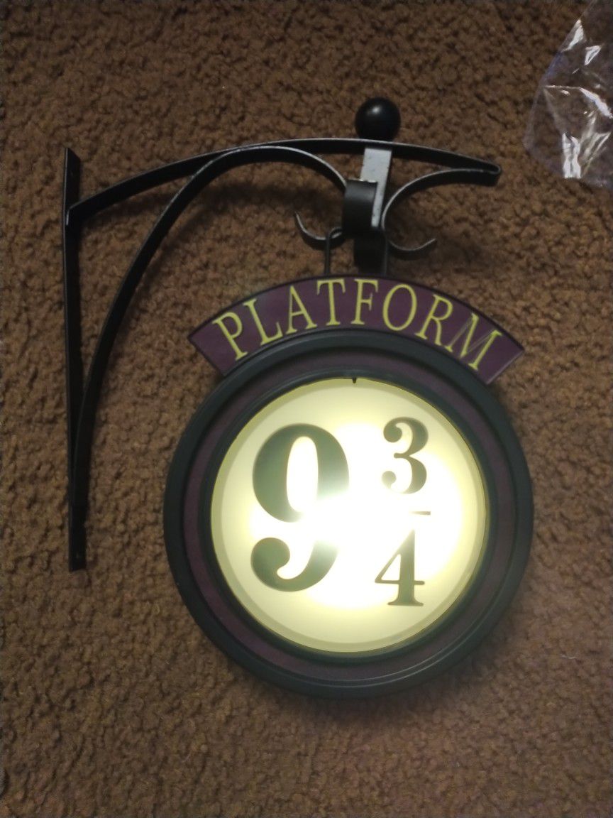 Harry Potter Platform Sign