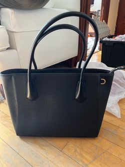 Dagne Dover Signature Tote, Onyx, Legend