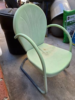 Outdoor metal chair