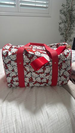 Hello kitty luggage bag