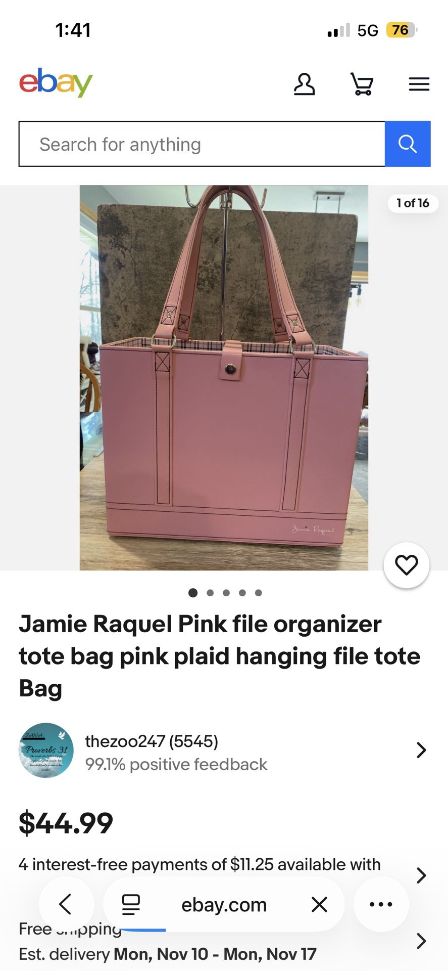 Jamie Raquel File Tote Bag
