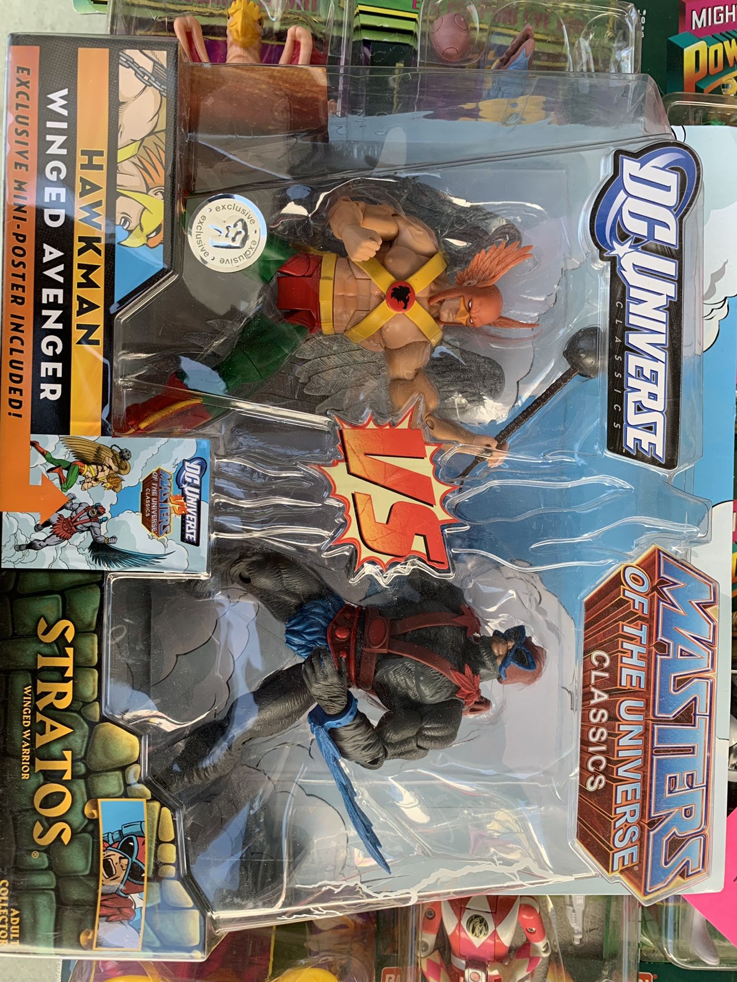 Hawk man vs stratos dc vs motu