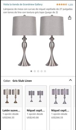 Beautiful Lamps 26” Tall 