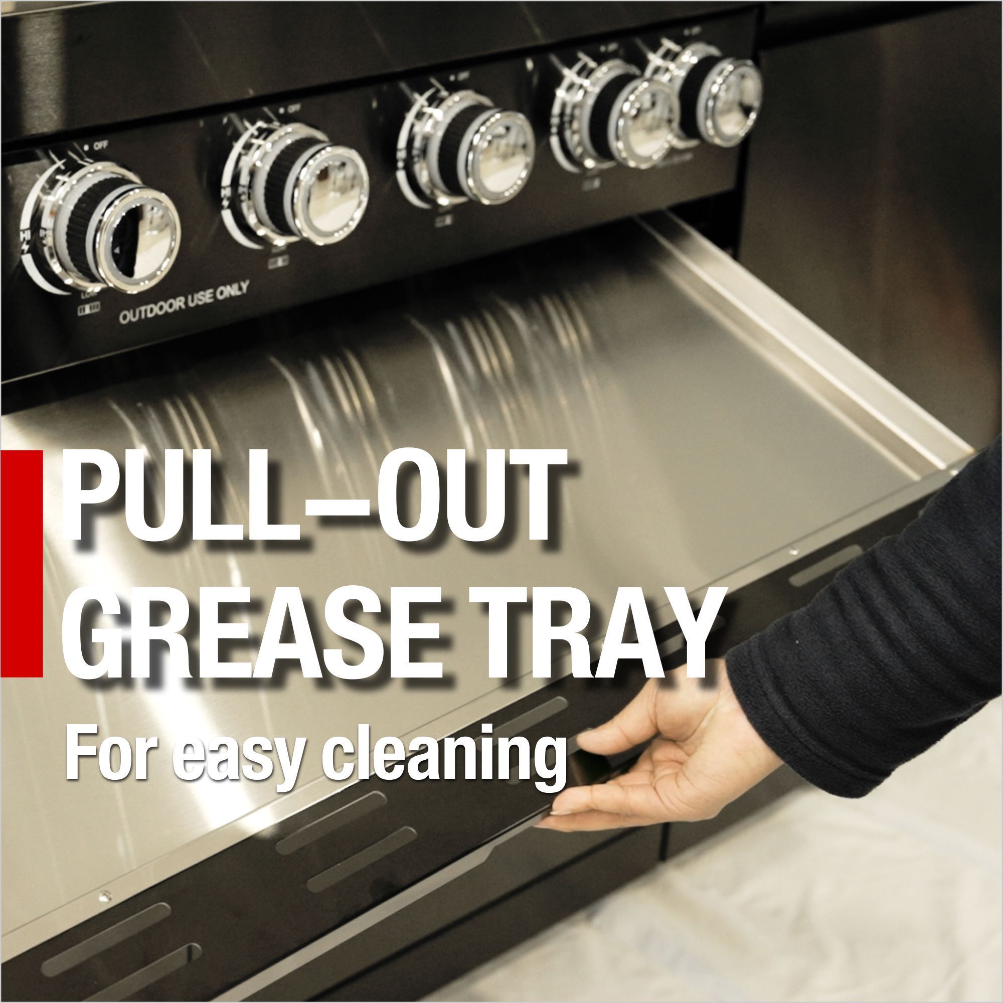 46-Inch 4-Burner 72000 BTU Deluxe Stainless Steel Gas Outdoor Kitchen Bar Barbecue Island Grill + Wine Cooler Compact Refrigerator + Rotisserie + Gran