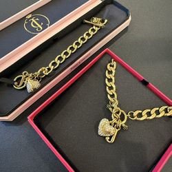 Juicy Couture Set (Necklace and Bracelet)