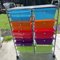 15-drawer Organizer Cart