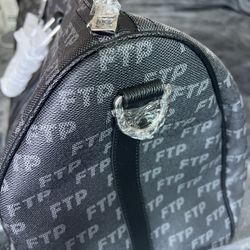 FTP Logo Repete Black Duffle Bag 