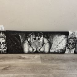 Day Of The Dead Wall Art- Canvas