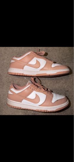 NIKE DUNK white/rose whisper SIZE 9.5 women