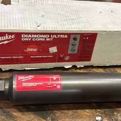 Milwaukee Diamond Ultra Dry Core Bit $220