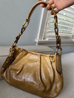 Prada Glace Mordore Hobo Blond Mordore