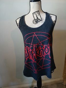 Slipknot black women's tank top Large