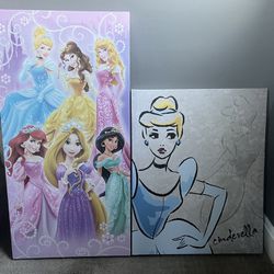 Disney Princess Canvas Wall Art Thumbnail