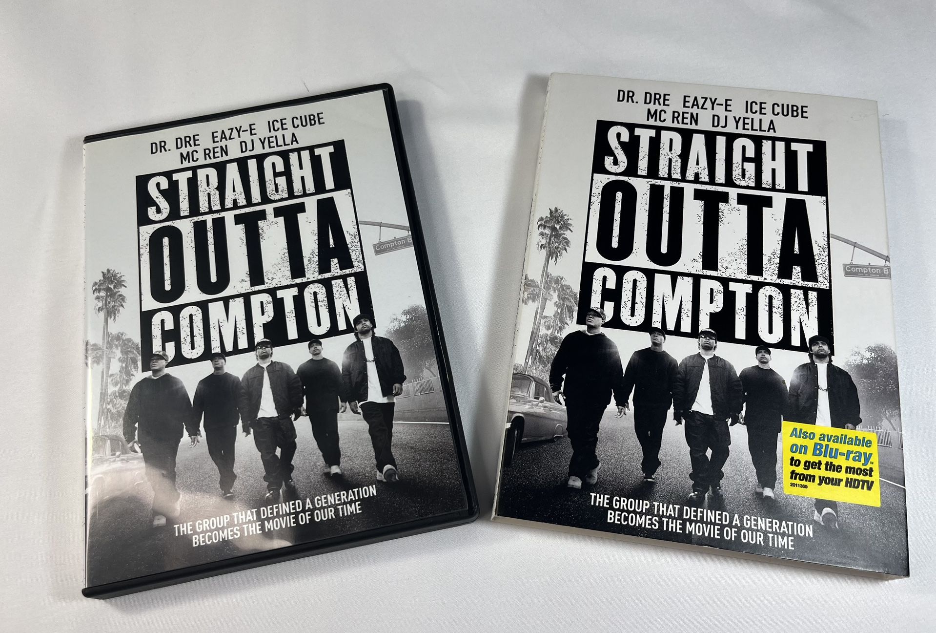 Straight Outta Compton DVD By O'Shea Jackson With Slip Sleeve Tested