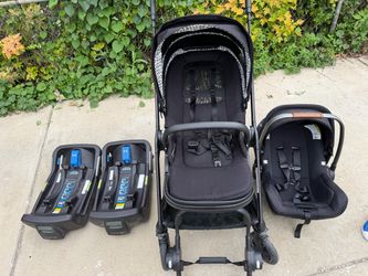 NUNA Pipa Lite LX Car Seat and Triv Stroller System