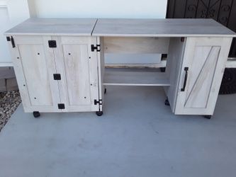 Desk 62 W X 20 L X 29 H Inches
