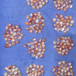 Jabo Swirl Marbles Collection, About 246 Total !