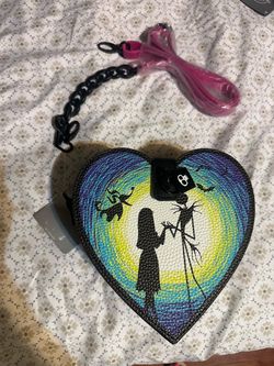 Nightmare Before Christmas Heart-Shaped Crossbody Bag