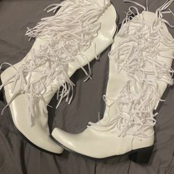 Nuheel Fringe Cowboy Boots