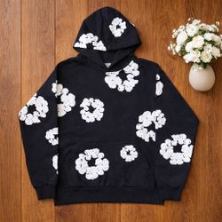 Black Denim Tears Hoodie Size Medium