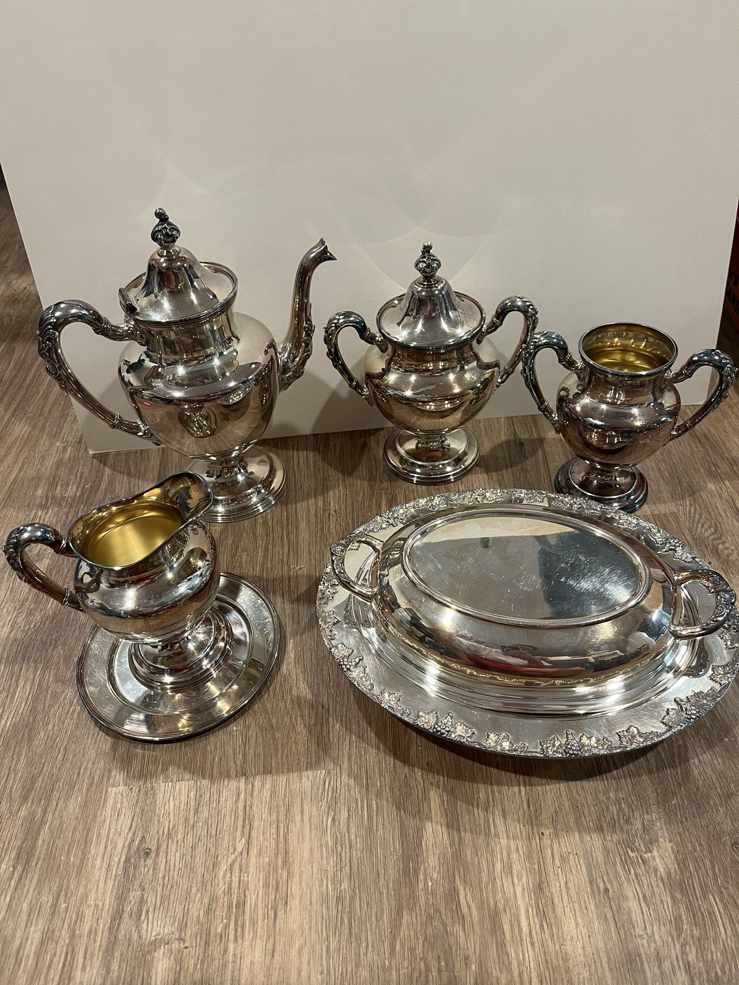 WM A Rogers Coffee Set