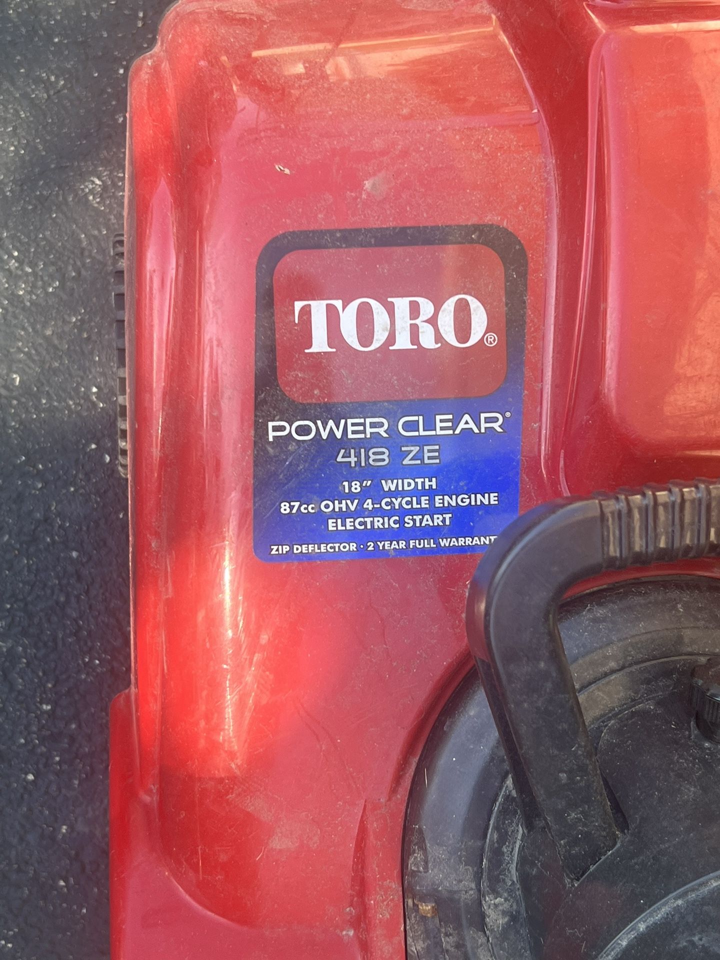 Toro Power Clear 418 Ze for Sale in Grayslake, IL OfferUp