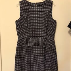  Navy and White Designer Dress