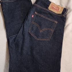 Levis Denim Blue Jeans 501 36x30