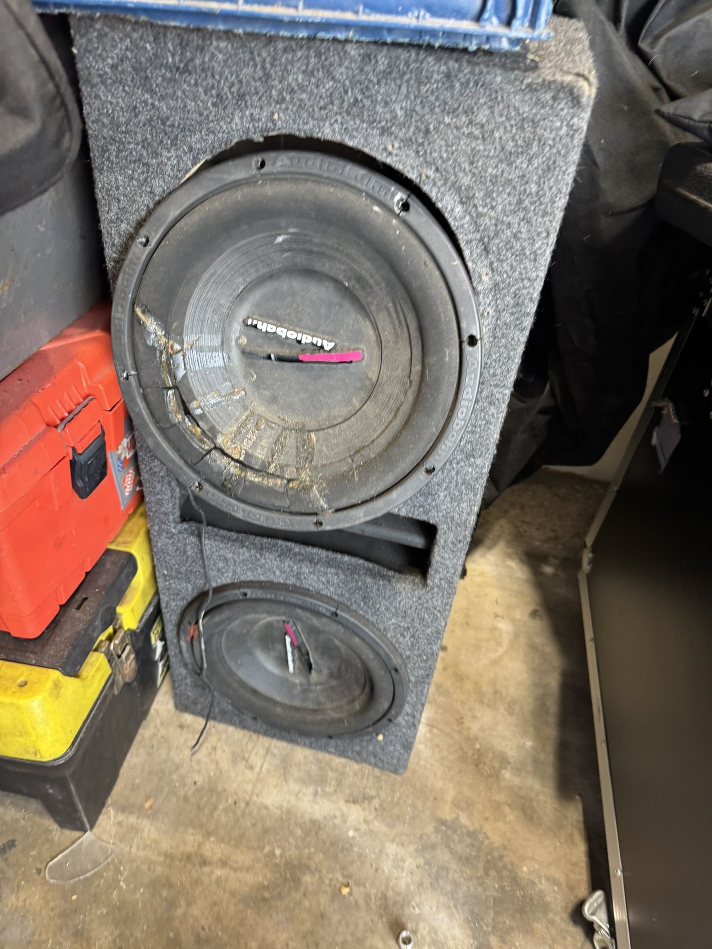 Box For Twin 12 Subwoofers Boxed Enclosure