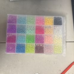 Size 3mm Glass Seed Beads 24 Ceylon Colors Total About 7200pcs,8/0 Seed Beads for Jewelry Making