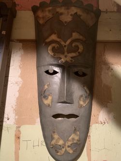 Blacksmith Made Large Metal Mask