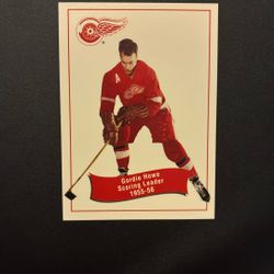 Gordie Howe Scoring Leader 1994-95 Parkhurst Missing Link 171