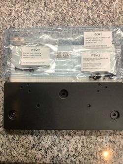 Kia license plate bracket