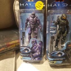 Halo Figures  And  AMC Walking Dead