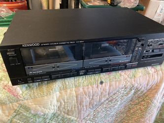 Kenwood Japan Cassette Tape Deck Japan Not working powers on and deck one rewinds and fast forwards but doesn’t play. Deck 2 doesn’t work. Pickup @ Ke