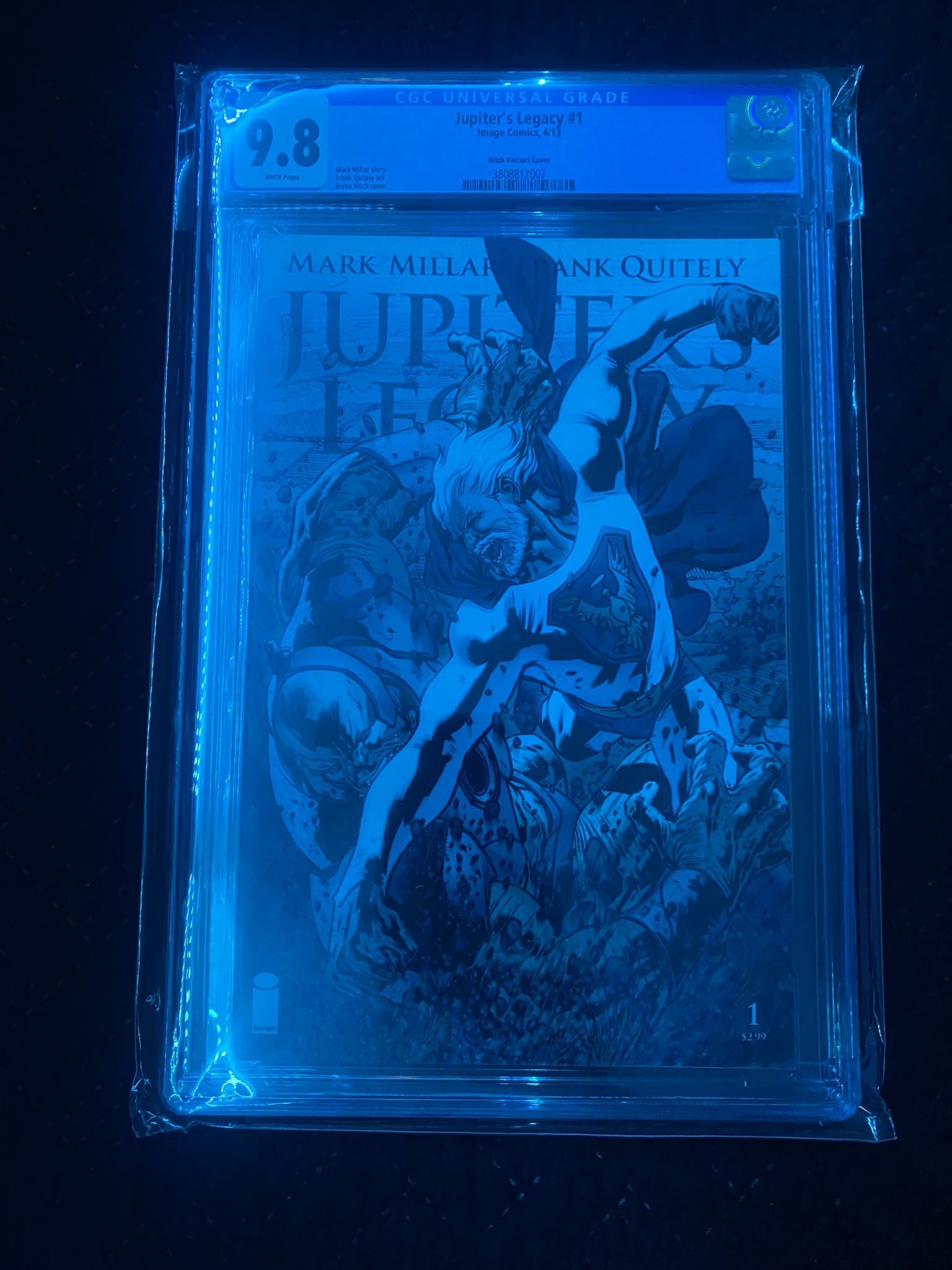 Jupiter's Legacy #1 2013 CGC 9.8 Hitch Variant Cover Netflix Show
