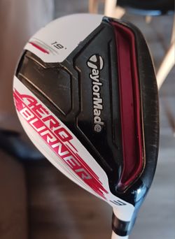 Golf Club Right-Handed TaylorMade AeroBurner TP Rescue 19* 3H Hybrid Stiff Graphite 70 Grams Great Condition