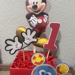 Mickey Mouse Club House Party Centerpieces