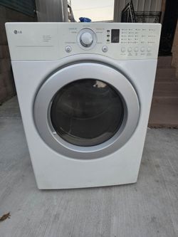 LG super capacity gas dryer