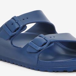 Birkenstock Arizona Navy Slides #69