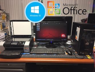 HP Compaq Presario Desktop - Windows 10 & Microsoft Office