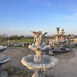 New Water Fountain Made Out Of Cement Perfect Gift 🎁 