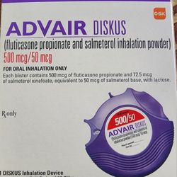 New Advair Disk In Box Sealed NOT Expired $20