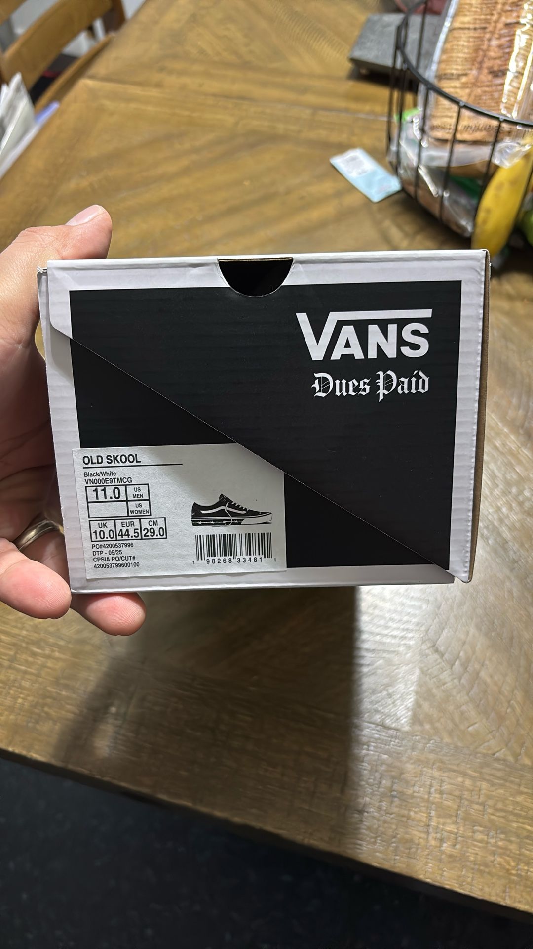 Vans Old School Travis Barker “DUES PAID”