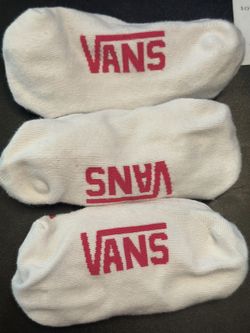 Girls Vans Socks No Show Pink 