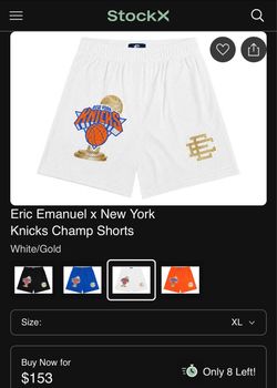Eric Emanuel Knicks championship shorts size XL